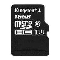 Thẻ Nhớ MicroSDHC Kingston 16GB Class 10 U1 80MB/s