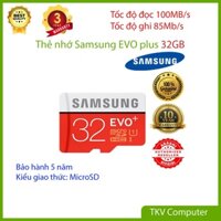 Thẻ Nhớ MicroSDHC Samsung EVO Plus 32GB 100MB/s