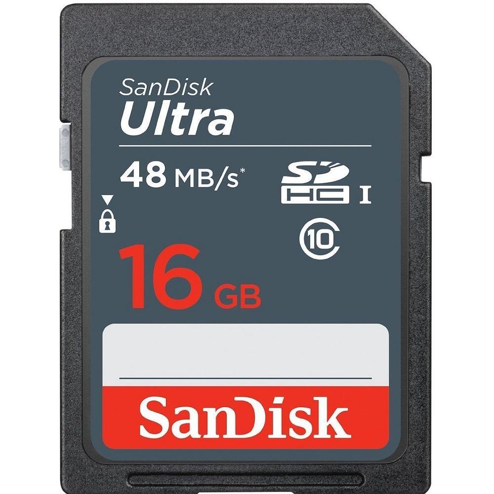 Thẻ Nhớ MicroSDHC SanDisk Ultra - 16GB , 48 MB/s