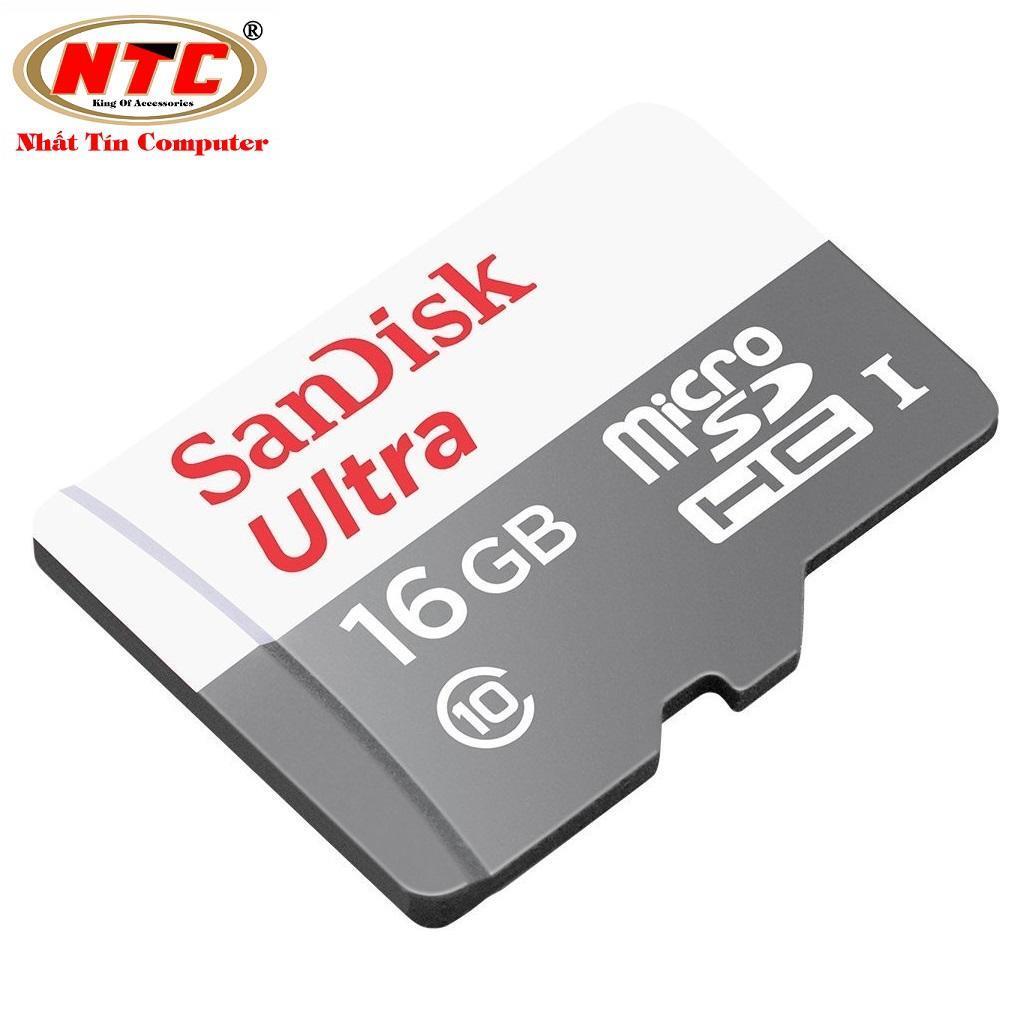 Thẻ nhớ MicroSDHC SanDisk Ultra 16GB 80MB/s