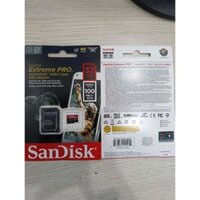 Thẻ nhớ microSDHC Sandisk Extreme Pro 667X A1 V30 32GB UHS-I U3 đọc 100MB/s ghi 90MB/s cho flycam, máy quay, camera