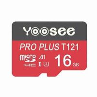Thẻ nhớ microSDHC Yoosee Pro Plus 16GB A1 U3 4K R95MB/s W45MB/s (Đỏ) – chuyên camera và điện thoại – Hàng nhập khẩu