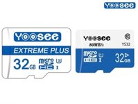 Thẻ nhớ microSDHC Yoosee Pro Plus 32GB A1 U3 4K R95MBs W45MBs Đỏ - chuyên camera và điện thoại - Hàng nhập khẩu