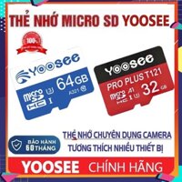 Thẻ Nhớ MicroSDHC Yoosee Pro Plus 64GB và 32GB A1 U3 4K R95MB/s W45MB/s - Chuyên Camera Và Điện Thoại