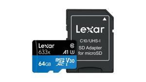 Thẻ nhớ MicroSDXC Lexar 64GB 633x 95MB/S