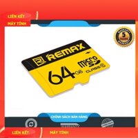 Thẻ nhớ microSDXC Remax 64GB Class 10 U3 (Vàng)