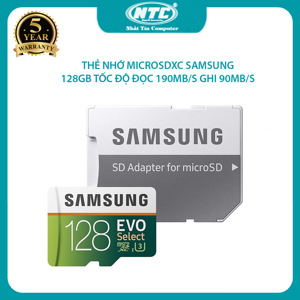 Thẻ Nhớ MicroSDXC Samsung Evo - 128GB , 48 MB/s