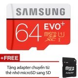 Thẻ nhớ MicroSDXC Samsung Evo Plus - 64 GB ,  80 MB/s