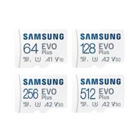 Thẻ nhớ MicroSDXC Samsung Evo Plus 64GB /128GB/ 256GB/ 512GB U3 4K R160MB/s W60MB/s kèm Adapter (trắng)
