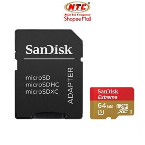 Thẻ Nhớ MicroSDXC SanDisk Extreme 600X - 64Gb , 90 MB/s
