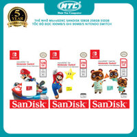 Thẻ nhớ MicroSDXC Sandisk for Nintendo Switch 128GB /256GB /512GB đọc 100MB/s ghi 90MB/s - chuyên dụng máy chơi game, điện thoại, máy tính bảng