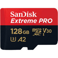 Thẻ Nhớ MicroSDXC SanDisk Extreme Pro V30 A2 128GB 200MBs SDSQXCD-128G New 2022 - Hang Nhâp Khâu