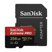 Thẻ nhớ MicroSDXC SanDisk 256GB 200MB/s Extreme Pro UHS-I với Adapter SD