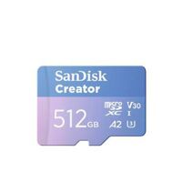 Thẻ nhớ MicroSDXC SanDisk Creator 512GB 190MB/s