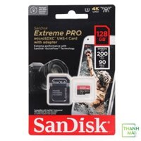 Thẻ Nhớ MicroSDXC SanDisk Extreme Pro V30 A2 128GB 200MB/s SDSQXCD-128G-GN6MA