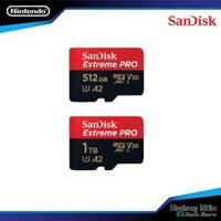 Thẻ nhớ MicroSDXC SanDisk Extreme Pro 512GB/1TB A2 ~ 190MB/s - Bảo hành 5 năm