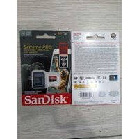 Thẻ Nhớ MicroSDXC SanDisk Extreme Pro V30 U3 4K A2 128GB đọc 200MB/s ghi 90MB/s cho flycam, máy quay, camera, điện thoại