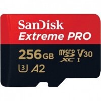 Thẻ Nhớ MicroSDXC SanDisk Extreme Pro V30 A2 256GB 200MBs SDSQXCD-256G New 2022 - Hang Nhâp Khâu