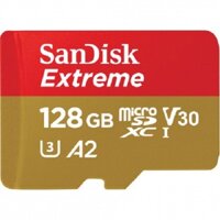 Thẻ Nhớ MicroSDXC SanDisk Extreme V30 A2 128GB 190MBs SDSQXAA-128G New 2022 - Hang Nhâp Khâu