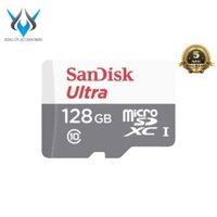 Thẻ nhớ MicroSDXC SanDisk Ultra 128GB Class 10 80MB/s (Xám)