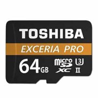 Thẻ Nhớ MicroSDXC Toshiba Exceria Pro M501 64GB UHS-II U3 4K R270MB/s W150MB/s – Hàng Chính Hãng