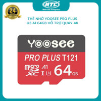 Thẻ nhớ MicroSDXC Yoosee Pro Plus 64GB / 128GB A1 U3 4K R95MB/s W45MB/s (Đỏ)