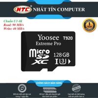 Thẻ nhớ microSDXC Yoosee Extreme Pro T920 128GB UHS-I U3 4K 95MB/s (Đen)