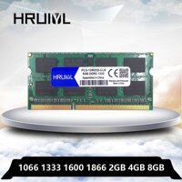 Thẻ Nhớ RAM DDR3 8GB 4GB 2GB DDR3L 8G 4G 2G DDR 3 1066mhz 1333mhz 1600mhz 1866Mhz Cho Laptop