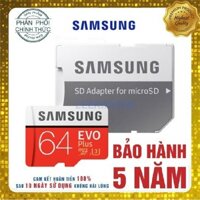 Thẻ nhớ Samsung 64GB tốc độ đọc up to 100MB/s hỗ trợ quay video full HD, video 2K, video 4K