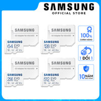 Thẻ nhớ Samsung Evo Plus MicroSDXC 32GB 64GB 128GB 256GB 512GB - Hàng chính hãng - 256GB