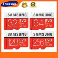 Thẻ nhớ Samsung EVO Plus 32GB/64GB/128GB/256GB tốc độ cao up to 80MB/s Micro SDXC U3 Class 10 Kèm Adapter Thẻ Nhớ
