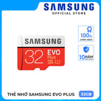 Thẻ nhớ Samsung Evo Plus MicroSDXC 32GB 64GB 128GB 256GB 512GB - Hàng chính hãng - 32GB