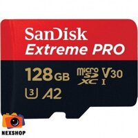 Thẻ nhớ SanDisk 128GB A2 Extreme PRO microSD UHS-I | Nhập khẩu