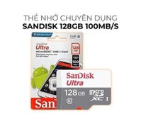 Thẻ Nhớ SanDisk 128gb micro SD Class 10 | CHÍNH HÃNG