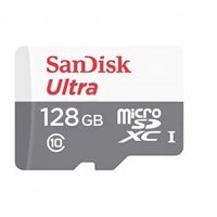 THẺ NHỚ SANDISK 128GB ULTRA MICROSDXC, CLASS10, UHS-1, 100MB/S R, 3X5