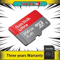 Thẻ nhớ SanDisk 256GB Ultra MicroSDXC UHS-I với Bộ chuyển đổi - 100MB / S C10 U1 Full HD A1 Thẻ nhớ Micro SD - SDSQUAR-256G-GN6MA [bonus]