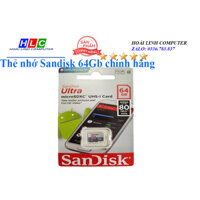 Thẻ nhớ Sandisk 64Gb Class 10 MicroSD