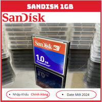 Thẻ nhớ SanDisk CF 1Gb và đầu đọc thẻ PCMCIA