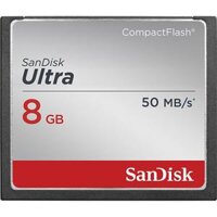 Thẻ nhớ SanDisk CF Ultra 8GB 50MB/s R, Kích thước: 43 mm x 36 mm x 3.3 mm