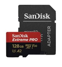 Thẻ nhớ SanDisk Extreme Pro 128GB MicroSDXC 200MB/s V30 A2 SDSQXCD-128G-GN6MA