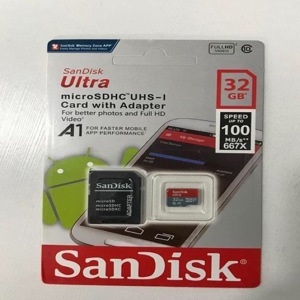 Thẻ nhớ SanDisk Micro SD 32G Ultra C10 80MB/s