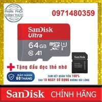 Thẻ nhớ SANDISK Micro SD 64G Class10 BH 5 năm 1 đổi 1