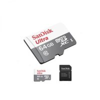 Thẻ nhớ Sandisk microSD Ultra 64GB Class 10 chính hãng