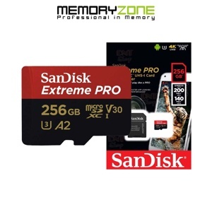 Thẻ nhớ Sandisk microSDXC A2 170/90 MB/s 256GB  Extreme Pro