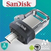 Thẻ Nhớ sandisk_ _ Otg 256 Gb/128 Gb/64 Gb/32 Gb/16 Gb M3.0 Ultra Dual Usb Đèn Led Cho android_ & Máy Tính Pendrive/Thumbdrive Sddd3