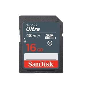 Thẻ nhớ SanDisk SDHC Ultra 16Gb Class 10 48mb/s