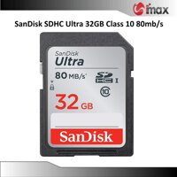 Thẻ nhớ SanDisk SDHC Ultra 32GB Class 10 80mb/s