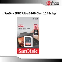 Thẻ nhớ SanDisk SDHC Ultra 32GB Class 10 48mb/s