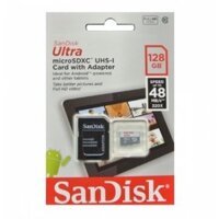 Thẻ nhớ Sandisk Ultra 128GB 64GB 32GB 16GB 8GB Cao Cấp Chính Hãng bảo hành 60 th, lưu dữ liệu camera điện thoại, máy ảnh