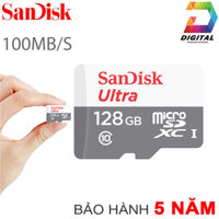 Thẻ Nhớ SanDisk Ultra 128GB 100MB/s MicroSDXC Chính Hãng